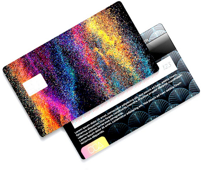 털보몰 카드 스티커 리무버블 신용카드 카드스킨, 1개, 2번