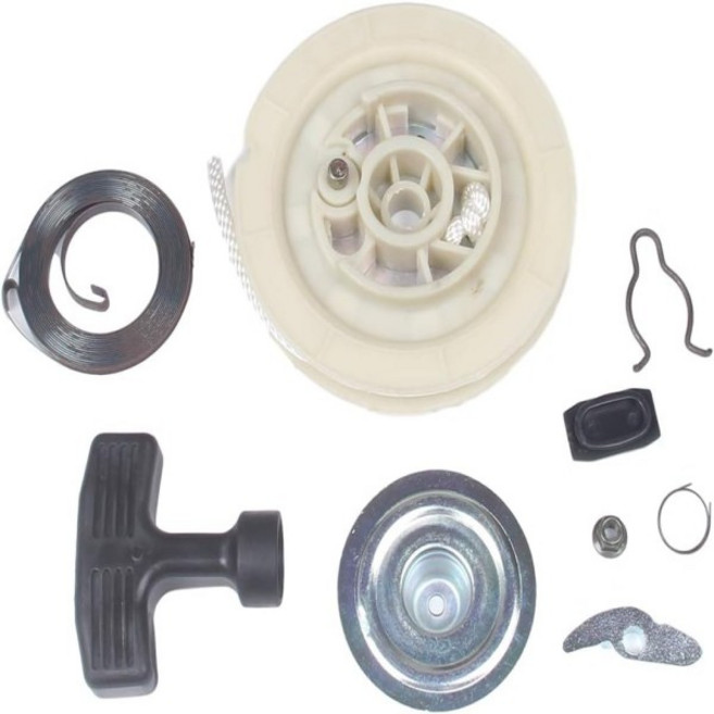 스타터 BH-Motor Yamaha Kodiak Bruin Grizzly 350 400 660용 새로운 리코일 스타터 풀 키트