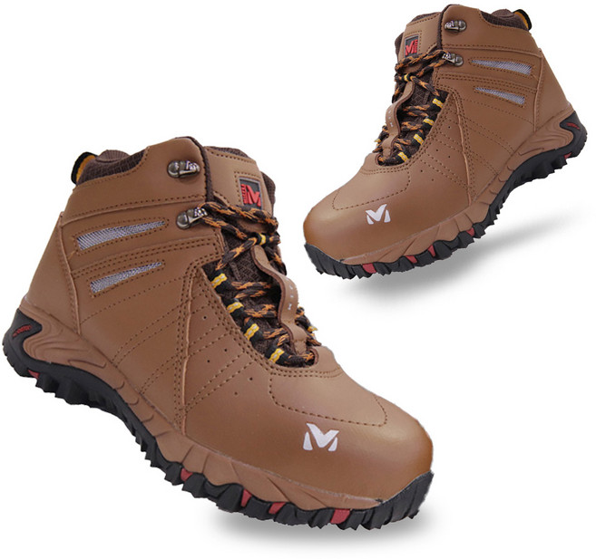 밀레 안전화 M-028N 6인치 무지퍼 통풍 에어홀 논슬립 + V존 양말