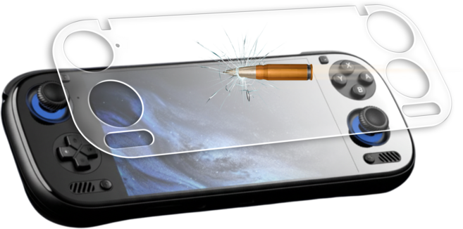 AYN 오딘3 액정강화 9H 방탄유리 필름, 1개, 투명