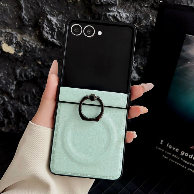 윰스모르 갤럭시 Z 플립 힌지 보호 맥세이프 핑거링 케이스