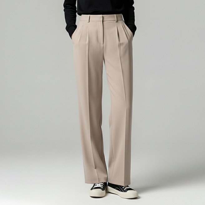 체형커버 사계절 (숏/롱)핀턱 와이드 스판 슬랙스 RSPT3088