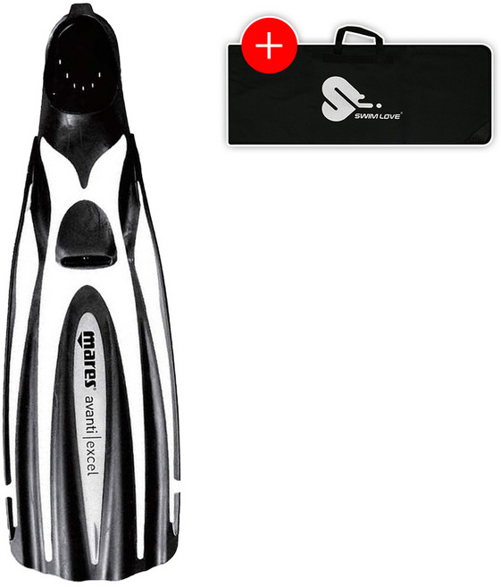 마레스 아반티엑셀 수영 오리발 WHT + 오리발가방 증정