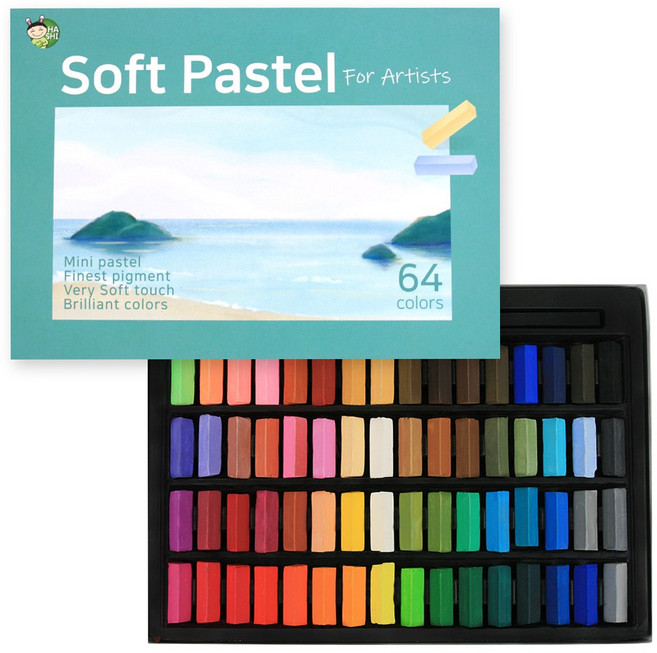 하시 소프트 파스텔, 64색, 1개