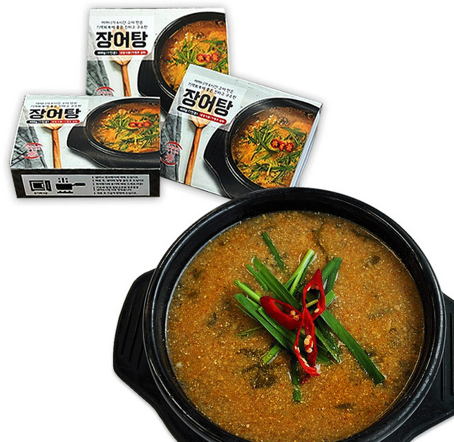 캠핑 매장직영 진하고 구수한 활력장어탕 400g 3팩 5팩 세트, 3개, 500g