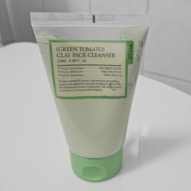 풀리 그린 토마토 클레이 팩 클렌저 / 클렌징 폼클렌징 폼클렌저 FULLY, 120ml, 1개