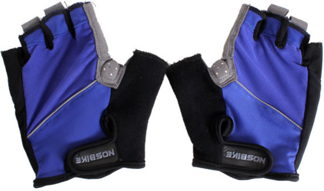 노스바이크 자전거 반장갑 NB-017, 블루