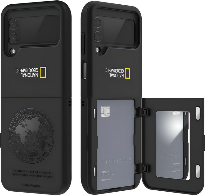 스킨플레이어 내셔널지오그래픽 글로벌씰 마그네틱 카드도어 범퍼 케이스