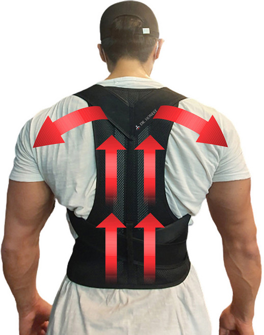 정직한닥터 약국입점 바른 자세 밴드 어깨 숄더 남녀공용, 1개