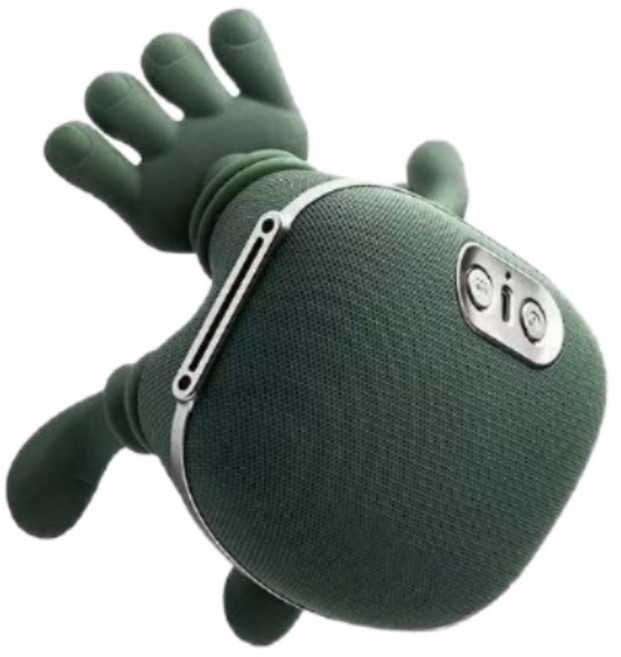 브릿지오 손바닥 손 모양 마사지기 목 어깨 팔 다리 종아리 허리 마사지 핸드형 안마기 전동 손반죽 무선 경추 승모근 안마 지압, 블랙