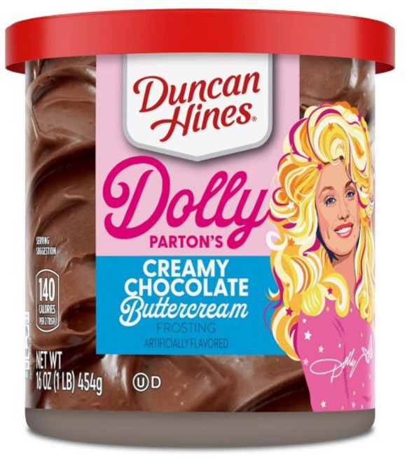 Duncan Hines Dolly Parton이 가장 좋아하는 초콜릿 버터크림 맛 케이크 프로스팅 16oz., Creamy Chocolate Buttercream F, 1개, 454g