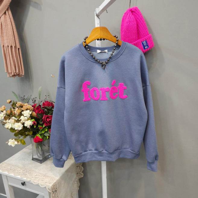 포렛 뽀글이 기모 맨투맨