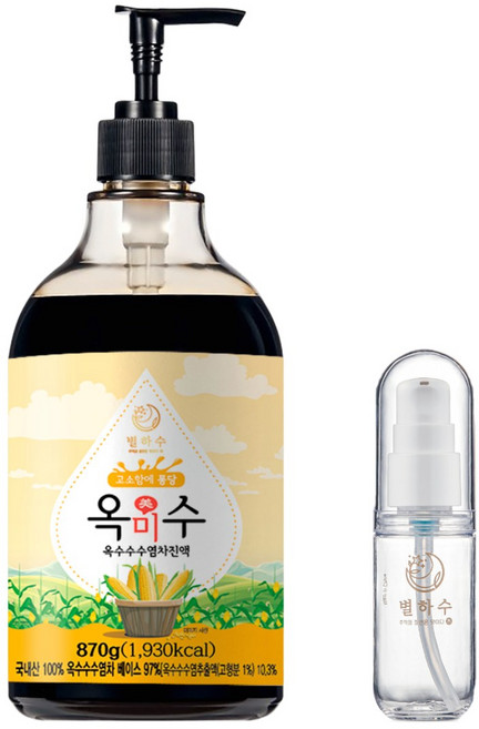 별하수 옥미수 옥수수수염차진액 + 휴대용기, 870g, 1개