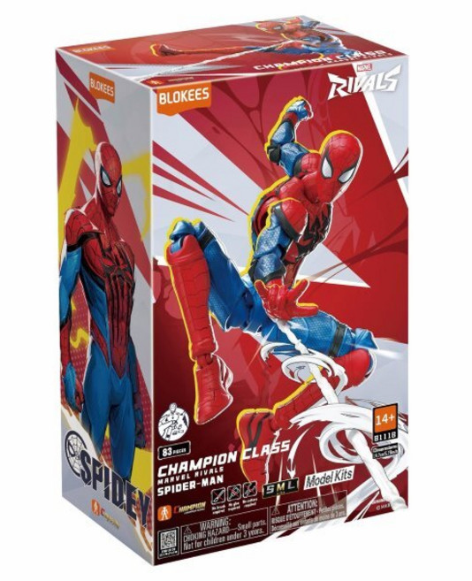 블로키 블로키 마블 CC 챔피언 클래스 06 스파이더맨 프라모델, 1개