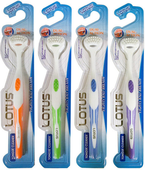 로터스 듀얼 혀크리너 랜덤색상, 20개