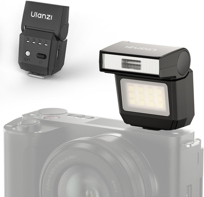 Ulanzi SL03 6500K 5600K 미니 카메라 플래시 미니 플래시 스피드 라이트 매뉴얼, 1개
