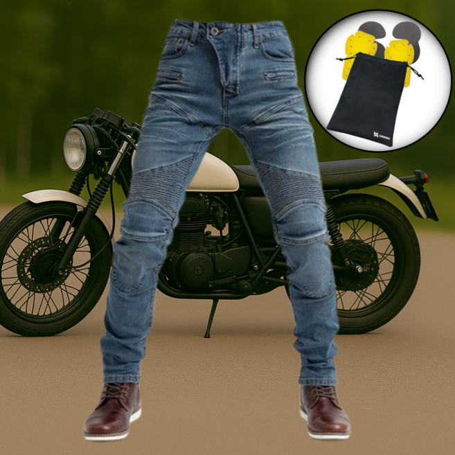 바이크바지 바이크팬츠 라이딩진 오토바이바지 청바지 메쉬 여름용 라이더, 사계절용 바이크진