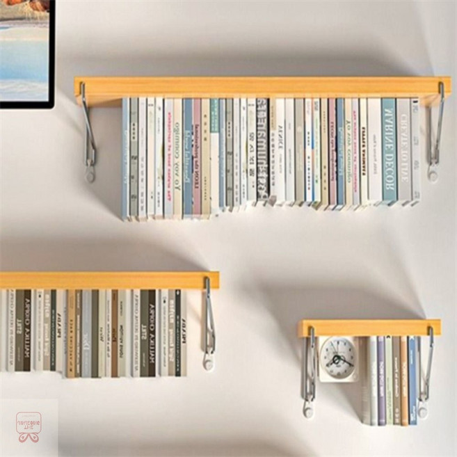 진정4호 거실선반 무타공 벽선반 40x15cm 내추럴우드