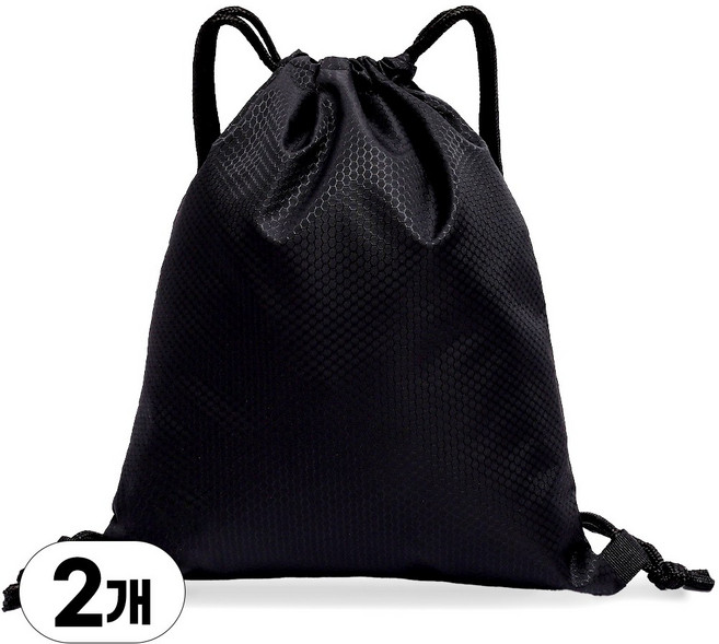 스포츠 신발가방 편리한 수납과 다용도로 활용 가능한 슈즈백 짐색, 2개입, 블랙, 2개