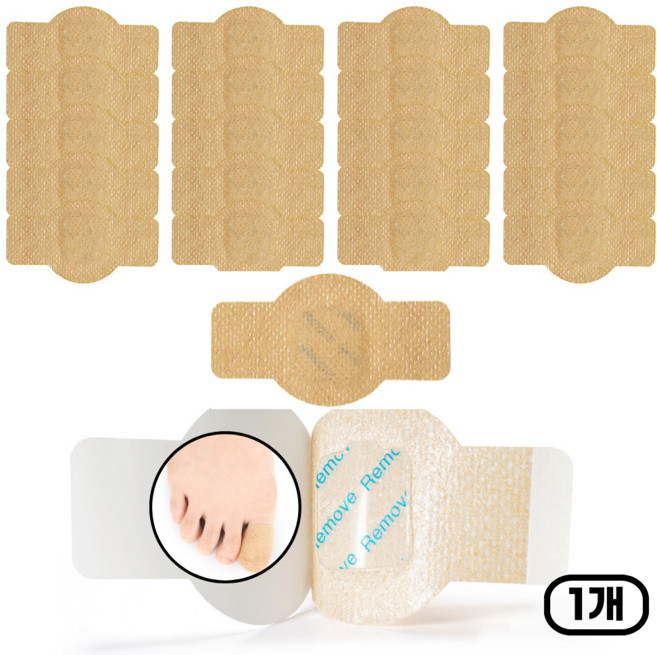 다공감 발톱 패치 21매 발가락 좌우겸용 일상생활용, 1개