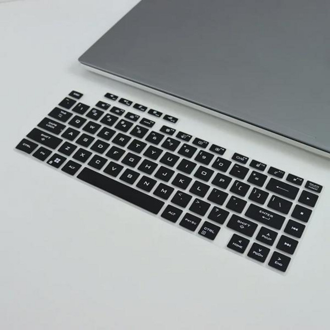 Asus ROG Strix SCAR 16 G634 G634JY G634JZ ASUS ROG Strix G16 G614 G614JZ G614JU 용 실리콘 노트북 키보드 스킨 커버, [03] Black, 1개