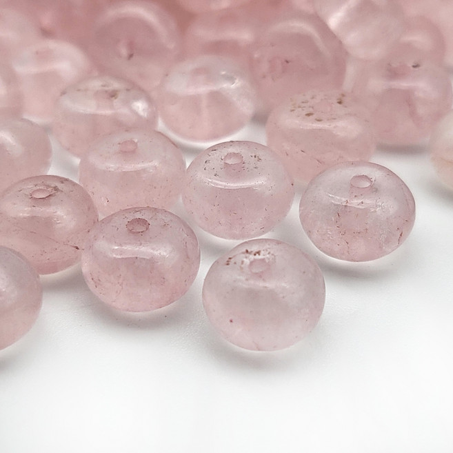 [모크재료방] 론델 라운드 8mm, 50개, 장미석