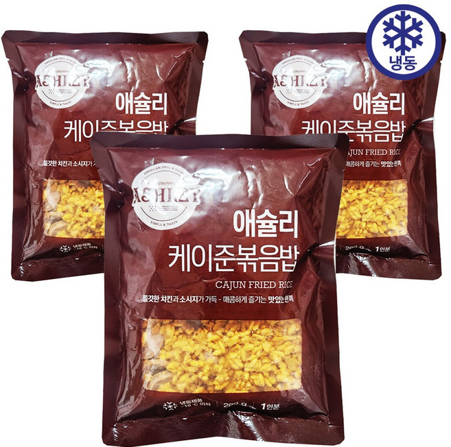 냉동볶음밥 애슐리 케이준 볶음밥, 280g, 3개