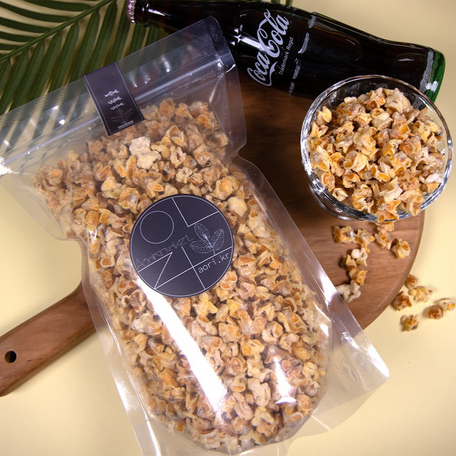 팝콘 오리지날 팝꽃 옥수수 영화관 간식 대용량 인간사료, 1개, 500g