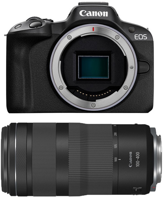 캐논 EOS R50+RF 100-400mm F5.6-8 IS USM / TJ, 화이트