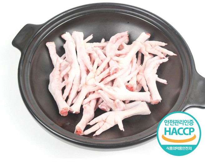 [치킨테이블] 국내산 삼계닭발 육수 약제 편육 10kg(2kg 포장5팩) 냉동, 1개, 2kg