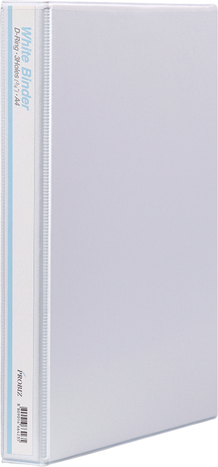 프로비즈 백색투명 3공 D링 바인더 2cm 화이트 투명, 1개, 화이트투명