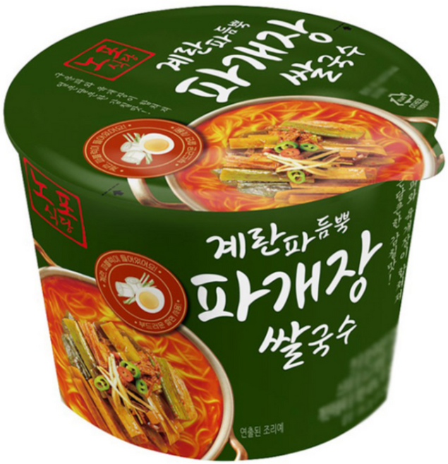 노포식당 파개장쌀국수 대컵 컵라면 편의점 대용량, 12개