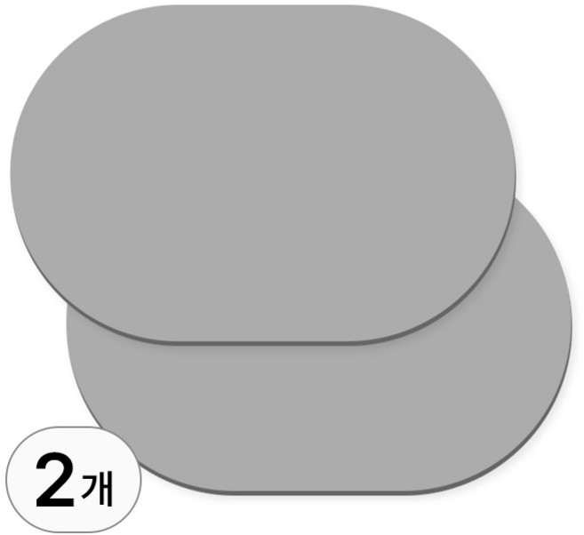 투데이리빙 2개 세트 빨아쓰는 규조토 발매트 모던 욕실 매트 대리석 화장실 미끄럼방지매트 주방 잡화 물흡수 발판, 그레이