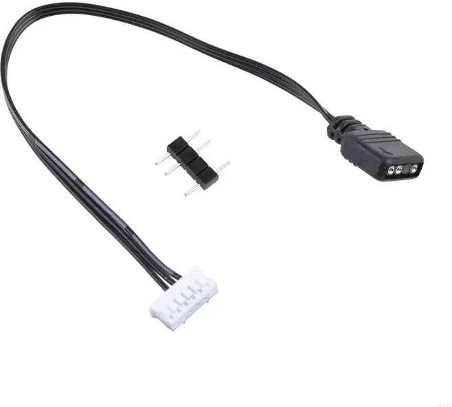 5V 3핀-6핀/4핀 변환기 코드 ARGB 3핀-4P6P 쿨문 컨트롤러 어댑터 3핀 4핀/6핀, 01 6pin