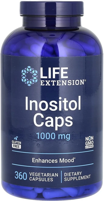 라이프 익스텐션 이노시톨 캡 1000 mg 360 베지캡슐, 1개, 360정 - 쿠팡