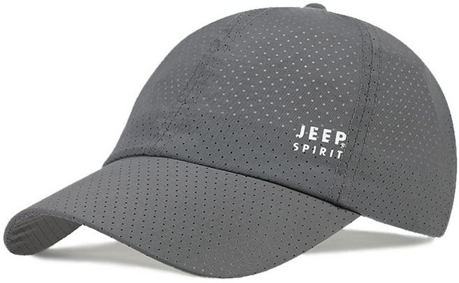 케이디코 JEEP SPIRIT 지프스피릿 스포츠 캐주얼 야구 모자 CA0088 남자 여자 남성 여성 + 전용 보관백, 다크 그레이, 1개