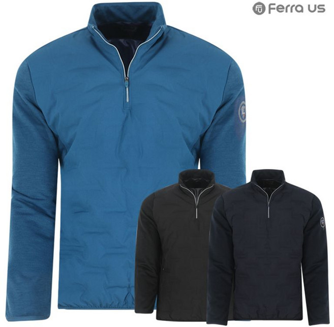 엣지애 페라어스 남성 고주파 방풍 하프집업 골프셔츠 CTLW2004W2