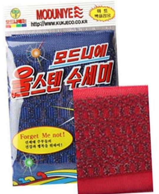 울스텐 수세미 다용도 키친 설거지 수세미 세척용 냄비 코팅 싱크볼 살림 용품, 단품, 1개, 1개