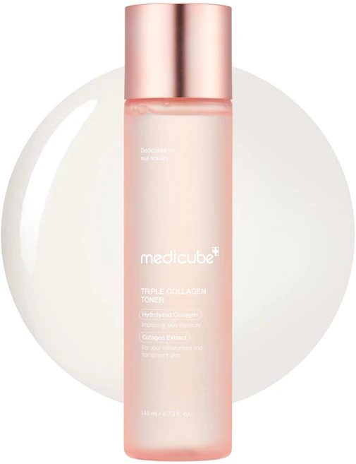 메디큐브 트리플 콜라겐 토너 140ml, 4개 - 쿠팡