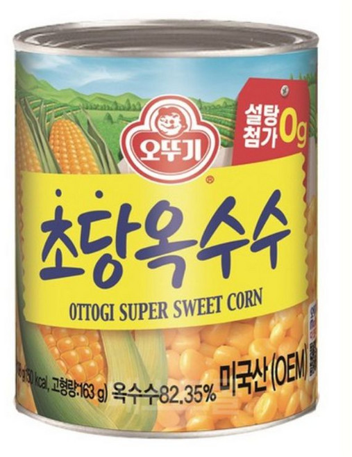 오뚜기 초당옥수수 콘 샐러드 통조림 볶음밥, 198g, 4개