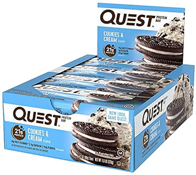 QUEST NUTRITION 高蛋白能量脆棒 12條入, 12條, 60克