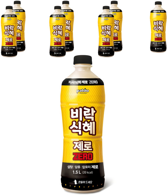 팔도 비락식혜 제로, 1.5L, 8개