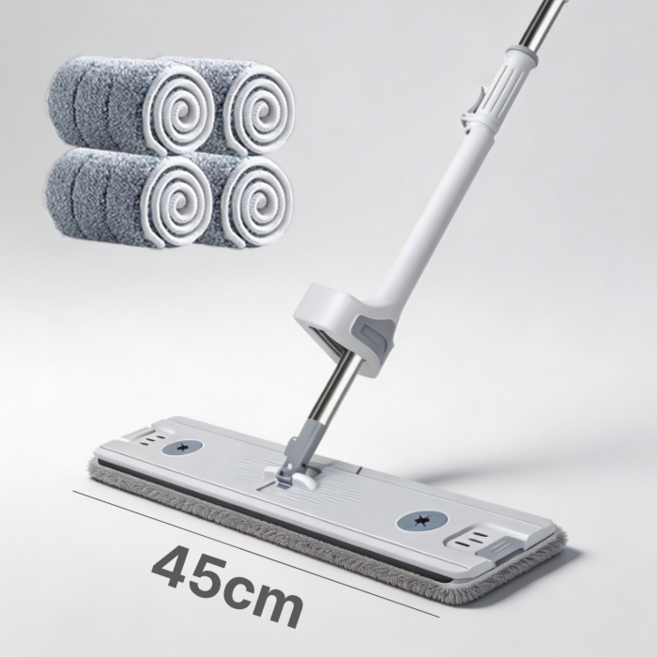 클레오니 가정용 밀대걸레 물걸레 청소포 밀대 바닥청소 밀대걸레, 1세트