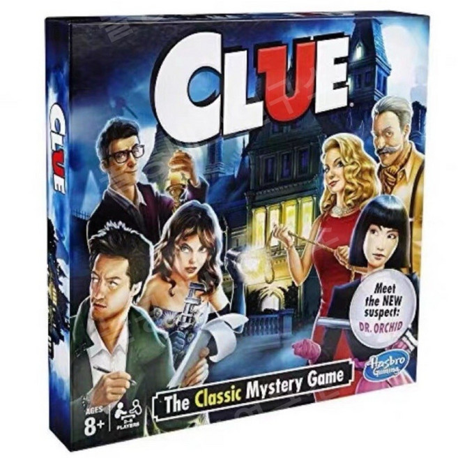 클루 clue 추리논리 보드게임 영문판 클래식 미스테리 게임, 1개