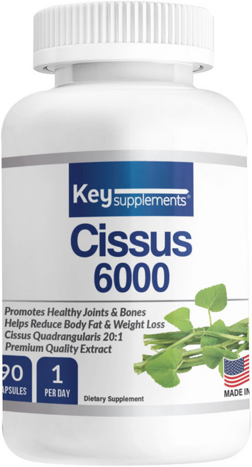 키서플리먼트 시서스 6000 고함량 고농충 90정 하루 1정 시서스 추출물 Cissus 6000, 1개