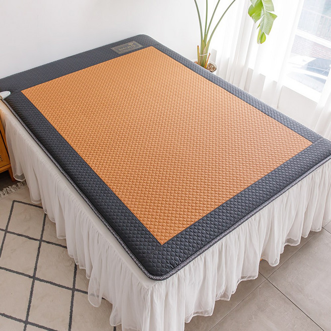 한일의료기 전자파 없는 탄소무전자 투톤 엠보싱 전기매트, 더블(전체난방) 140x200