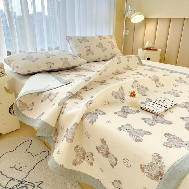 A급 텐셀 매트 실크 이불 시원한 여름 아이스 쿨패드 커버, 매트A, 150X200cm슈퍼싱글사이즈