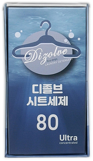 디졸브 세탁세제 80매, 1개