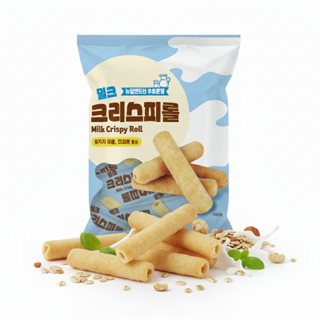 밀크 크리스피롤, 2개, 180g