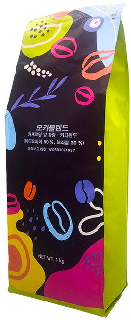 칸타타 모카 블렌드 홀빈, 홀빈(분쇄안함), 1kg, 1개